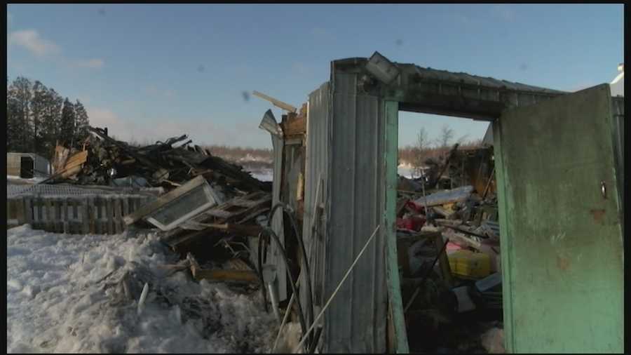 About 50 chickens, a couple goats, and rabbits died in a barn fire in Churubusco early Monday morning.  