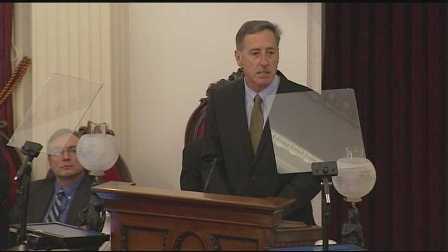 Gov. Peter Shumlin is proposing a mix of new revenue and spending restraint to balance the budget in the coming year, Critics were quick to pounce.