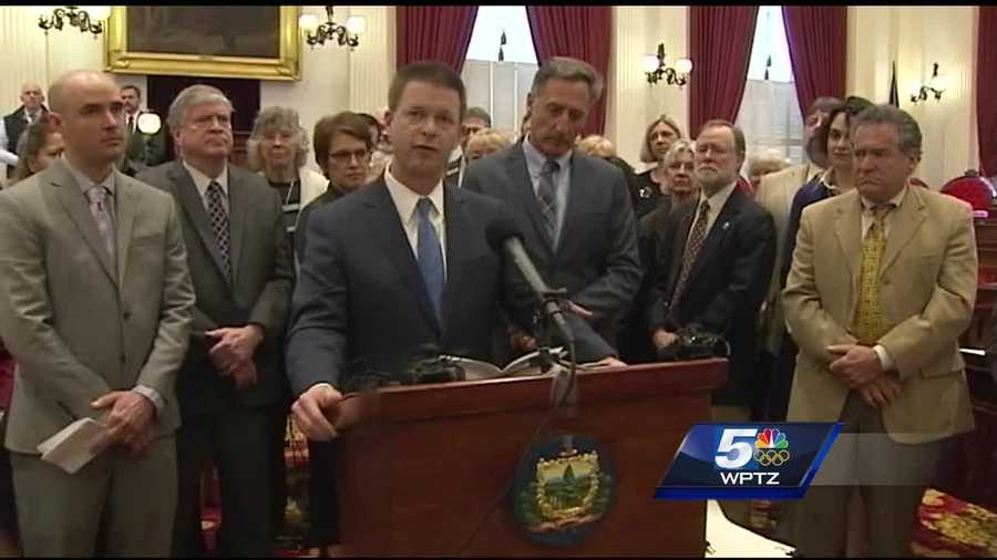 Gov. Shumlin signed a law Wednesday making Vermont the fifth state to require employers to provide paid sick leave benefits.