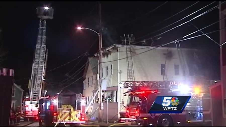 2 families were displaced after a 3 alarm fire on Haswell St. in Burlington.