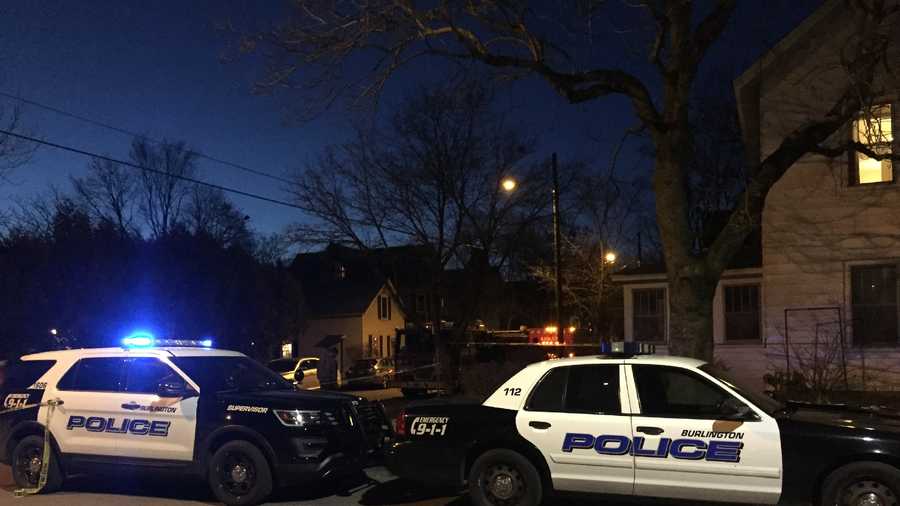 Burlington police closed off Greene Street in Burlington as part of an investigation Thursday night.
