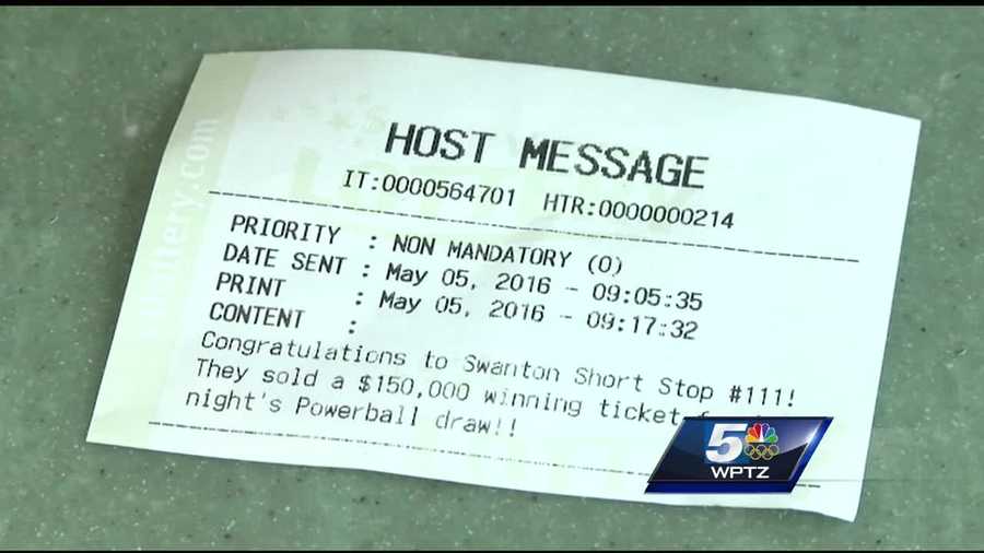 A Swanton convenience store sold a $150.000 winning Powerball ticket.