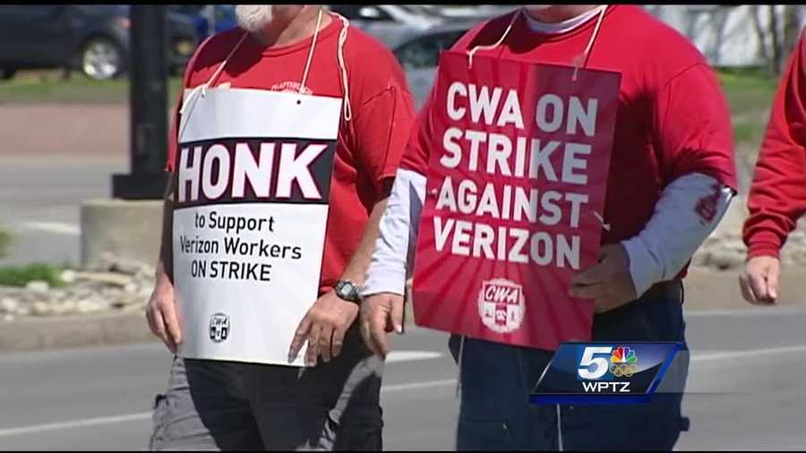 Verizon workers in Plattsburgh are wrapping up their fourth week of protests.  