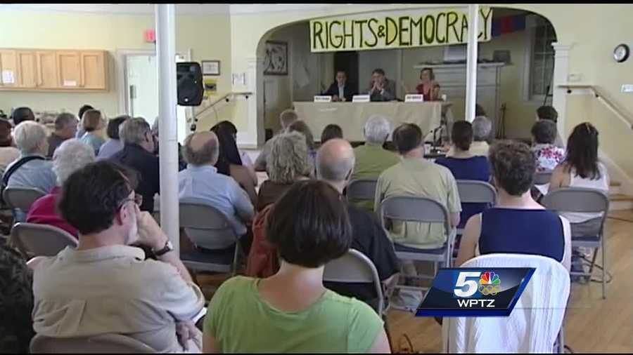 The 'Rights and Democracy' gubernatorial panel in Montpelier hosted all three democratic candidates: Matt Dunne, Sue Minter and Peter Galbraith.