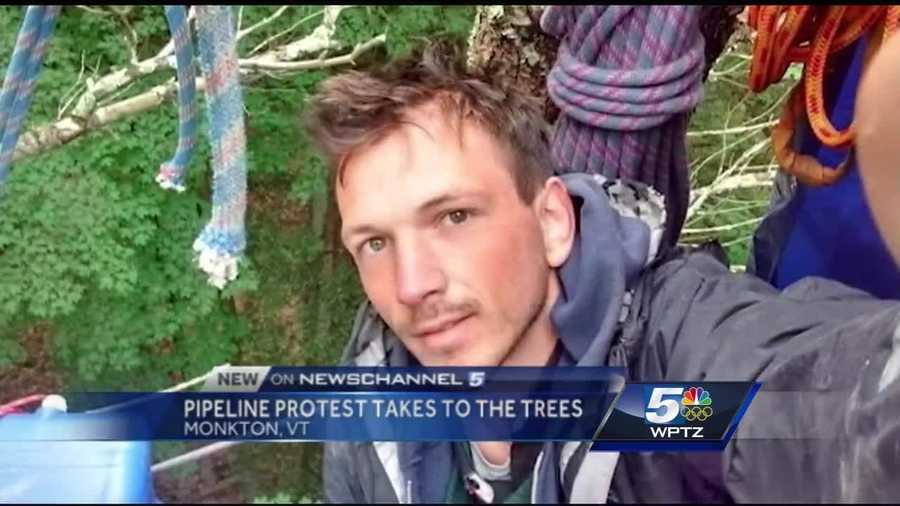 When Samuel Jessup comes out of the tree, troopers told him he'll be arrested for unlawful trespass and said the longer he stays up there, he could face more charges, including resisting arrest. But Jessup says being arrested. and spending over 24 hours in a tree is a small price to pay.
