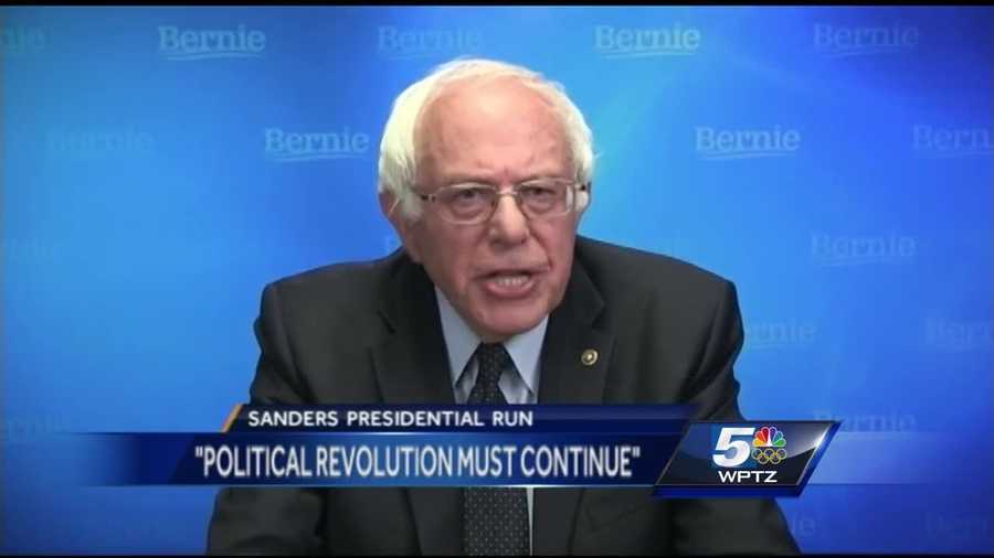 Vermont Sen. Bernie Sanders will addressed his supporters via a live web stream Thursday night.