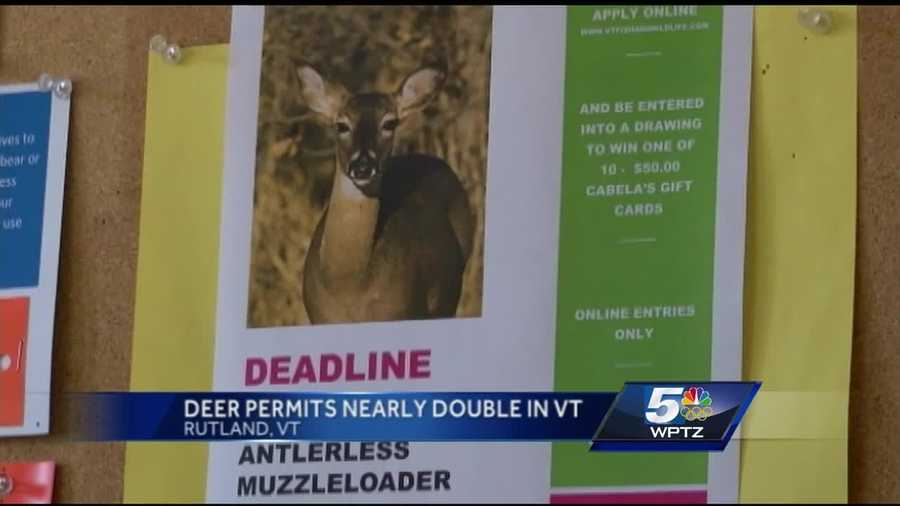 Vermont wildlife officials say there’s been an explosion of the deer population and it’s taking steps to thin the herd.