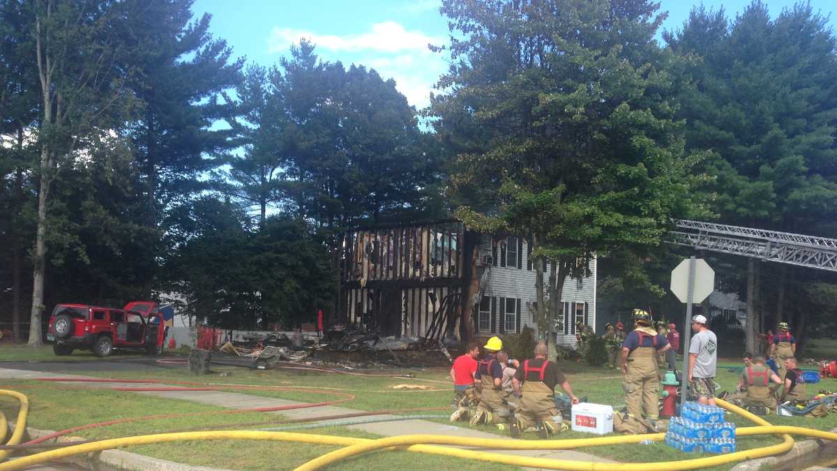 Volunteer firefighter's home destroyed by fire