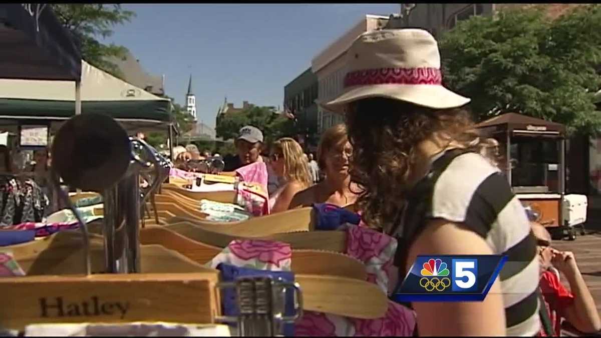 Church Street sidewalk sale in full swing