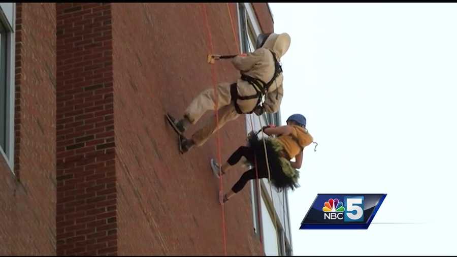 Supporters of the arts in Burlington go 'Over the Edge'