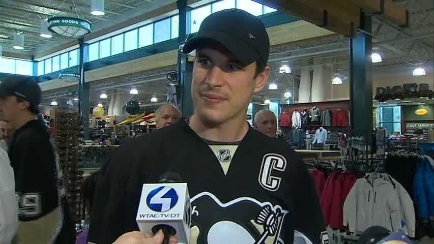 Penguins captain Sidney Crosby