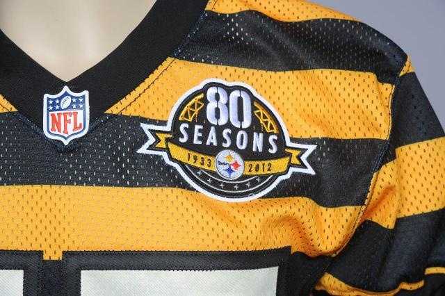 pittsburgh steelers 80th anniversary jersey