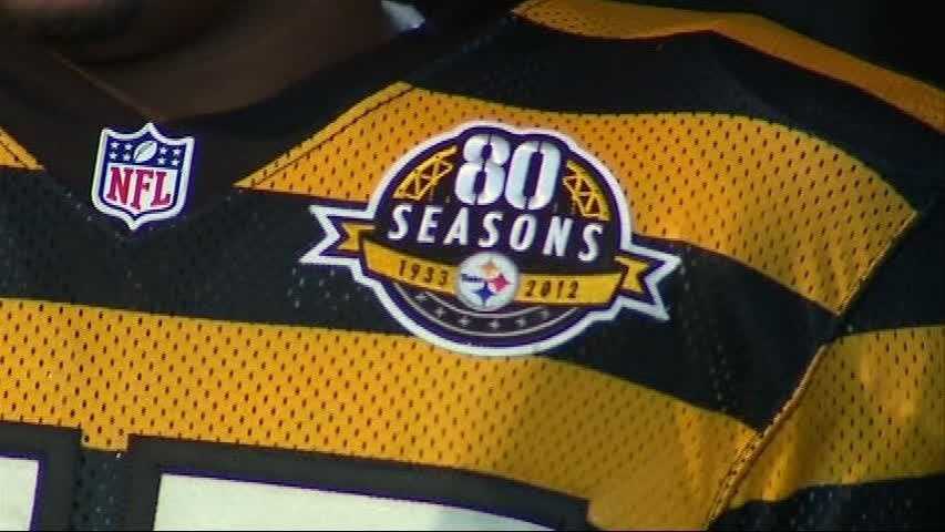 Pittsburgh steelers 2024 80th anniversary jersey