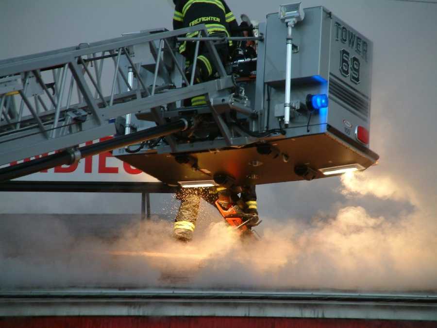 In Photos: Fire At Sarris Candies Factory