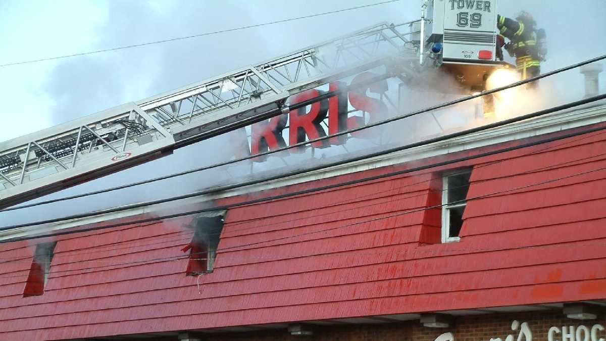 In Photos Fire At Sarris Candies Factory