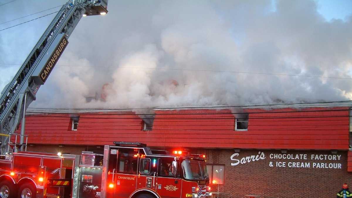 In Photos Fire At Sarris Candies Factory