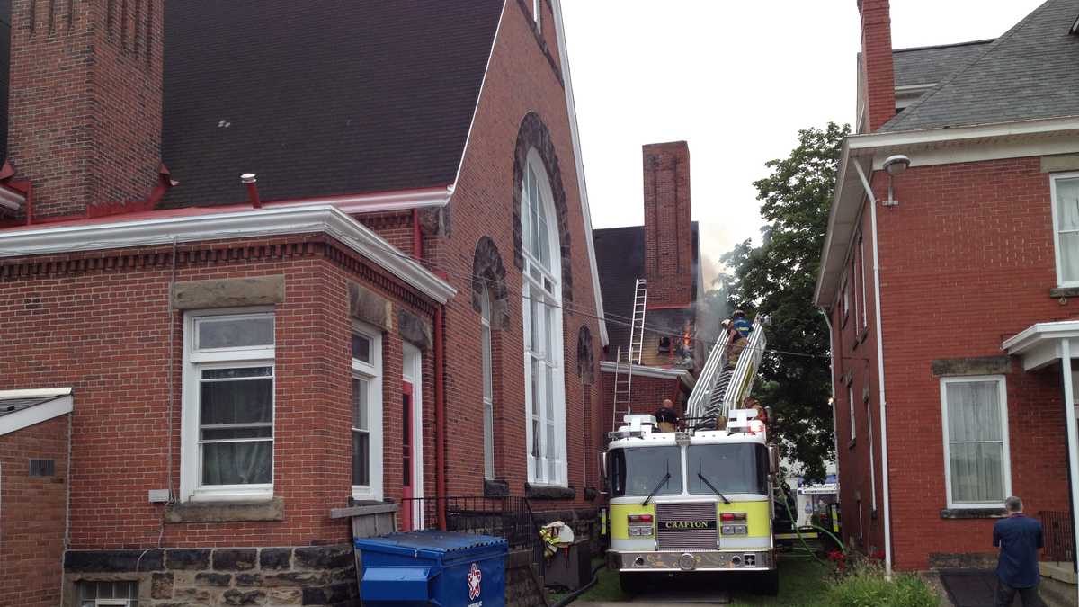 Photos Carnegie church fire