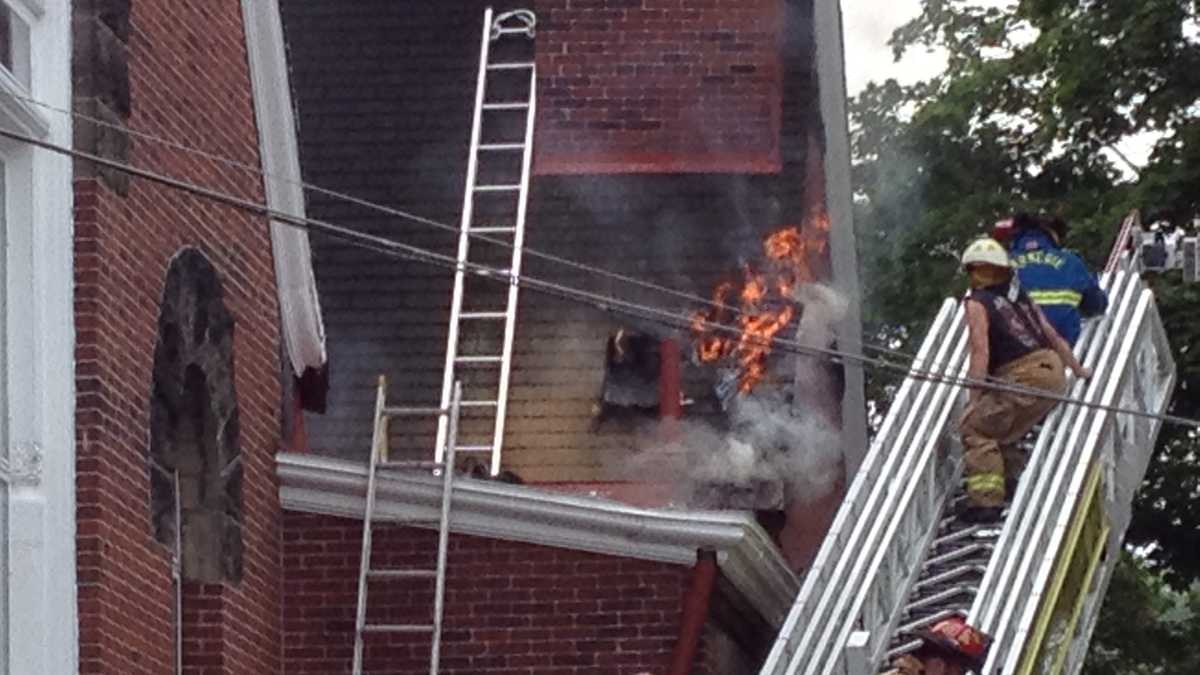 Photos Carnegie church fire
