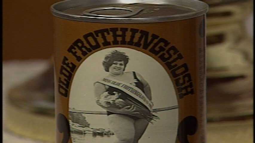 Olde Frothingslosh beer can