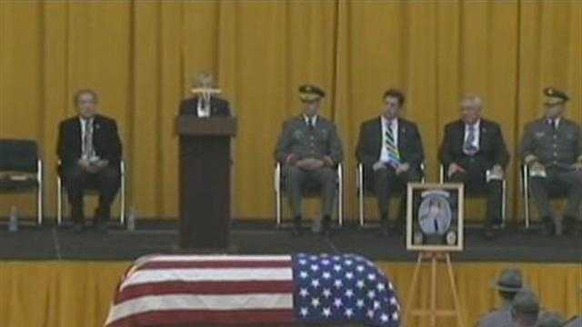 Photos: Funeral held for trooper killed in crash