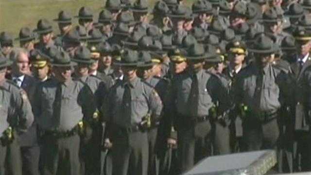 Photos: Funeral held for trooper killed in crash