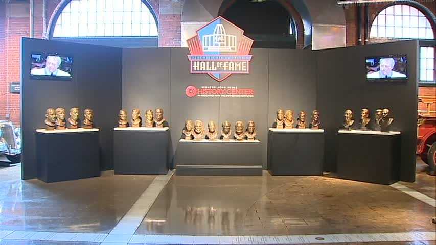 In photos: Steelers Hall of Fame busts come to Heinz History Center