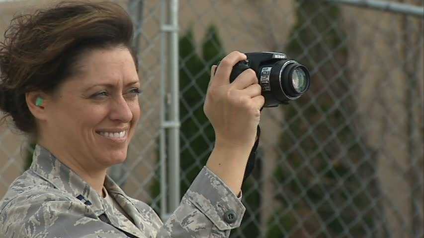In photos: Air Force veteran completes 34 years of service