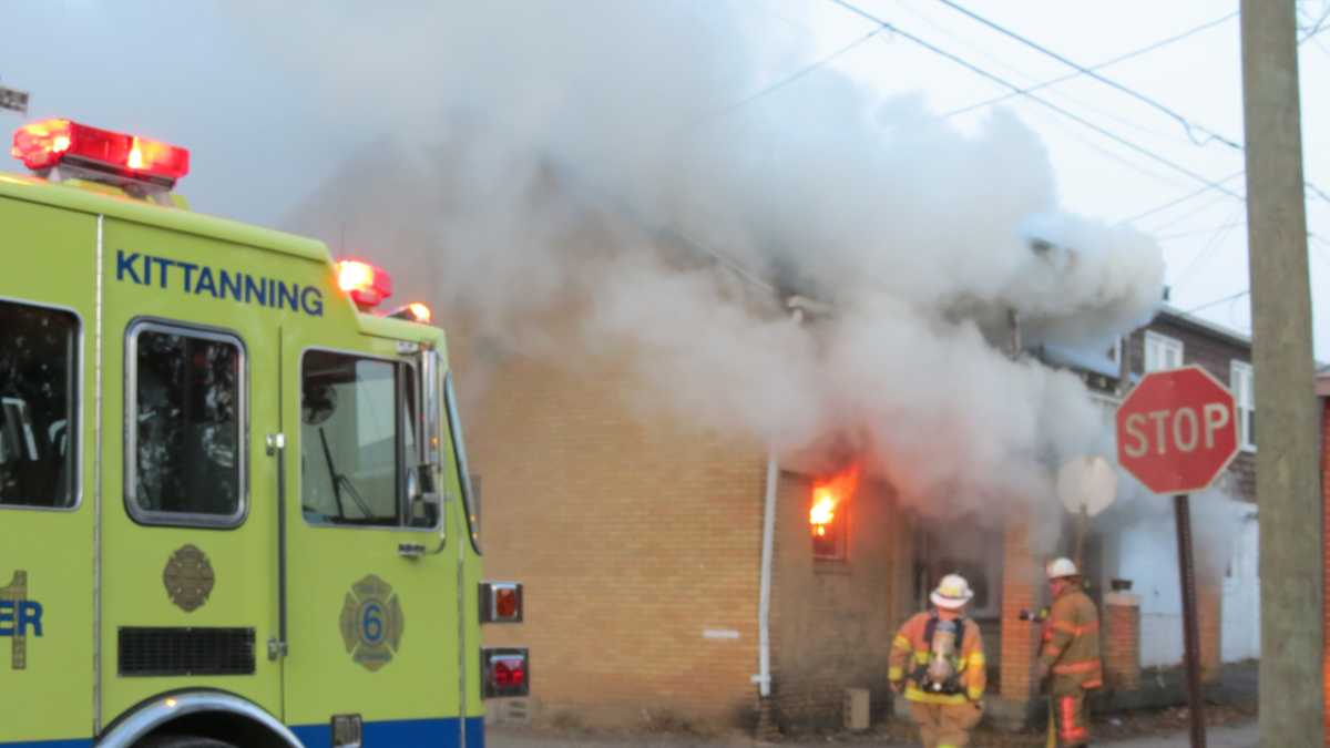 Photos Fire rips through Kittanning house