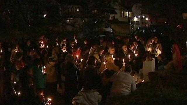 Candlelight vigil held for young boy killed by pickup truck