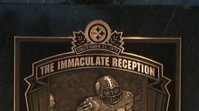 Steelers to unveil Immaculate Reception monument