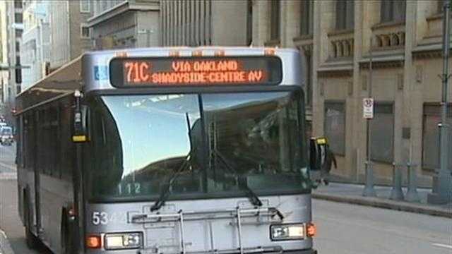 A 71C Port Authority bus