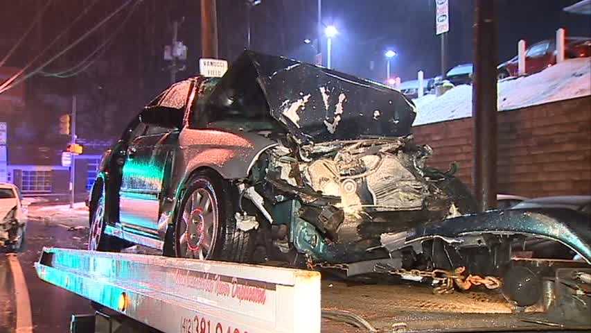 Photos: Freezing rain makes roads slick