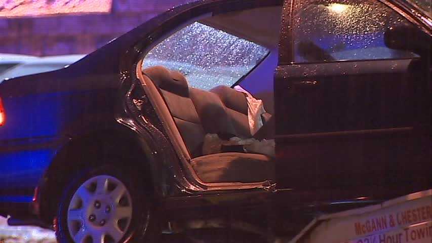 Photos: Freezing rain makes roads slick