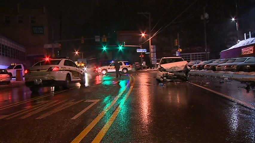 Photos: Freezing rain makes roads slick