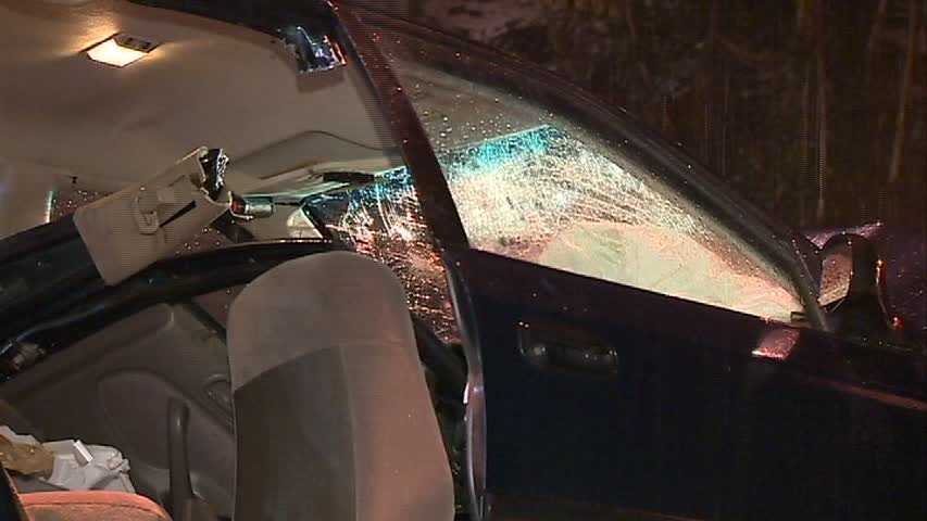 Photos: Freezing rain makes roads slick