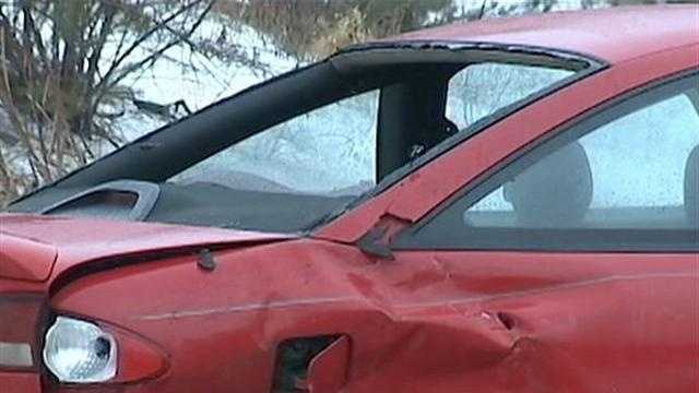Photos: Freezing rain makes roads slick