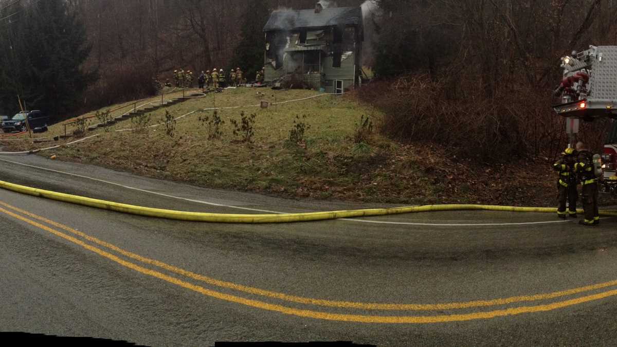 Photos Fire destroys home in Penn Hills