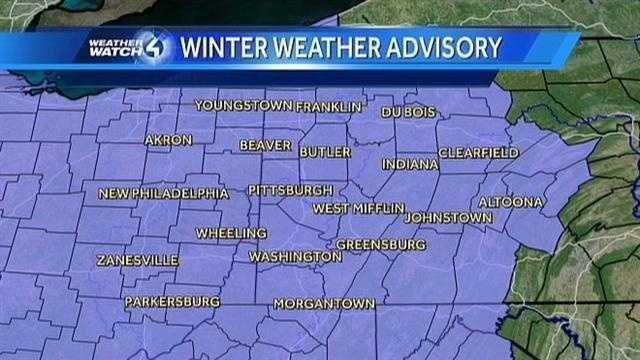 Weather Advisory Continues; Freezing Rain Expected