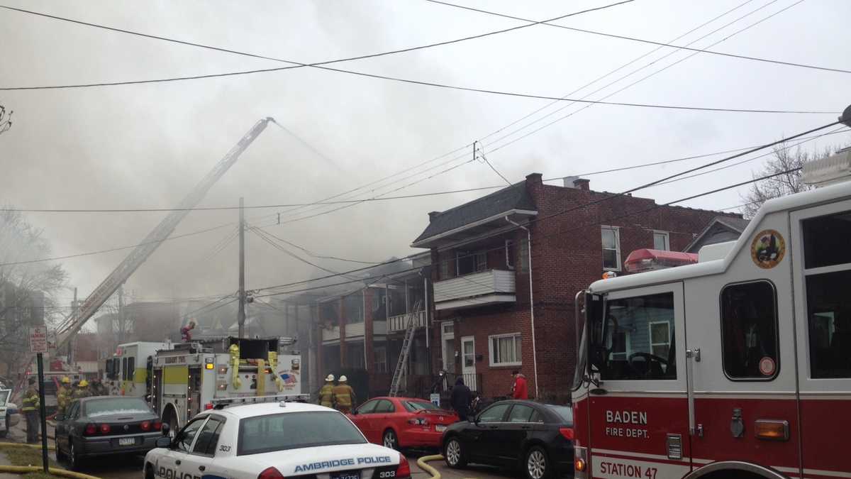 Photos Fire spreads to homes in Ambridge