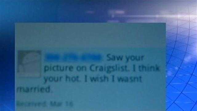 Screengrabs of the fake Craigslist ad