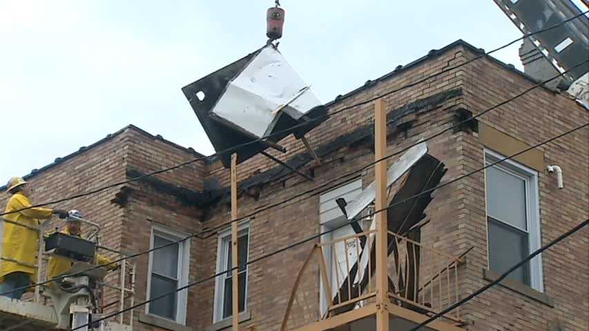 Photos: Shadyside awning collapses