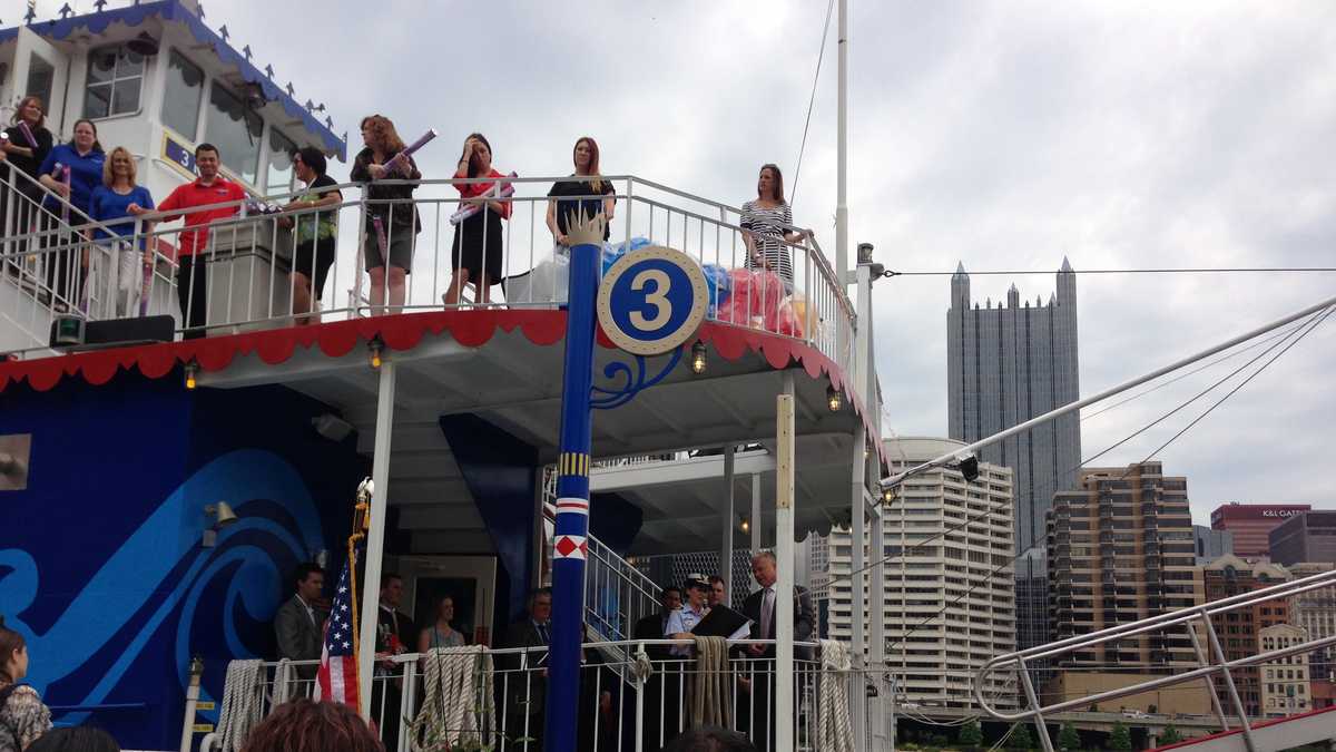 Three Rivers Queen Three Rivers Queen sets sail in Pittsburgh