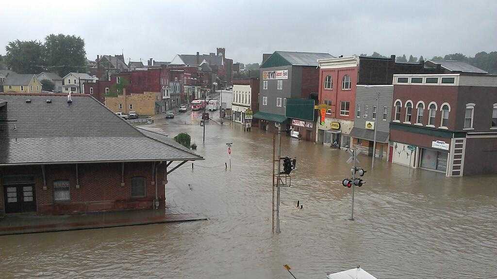 Photos: Heavy rains flood DuBois, nearby towns