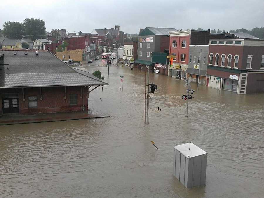 Photos Heavy rains flood DuBois, nearby towns