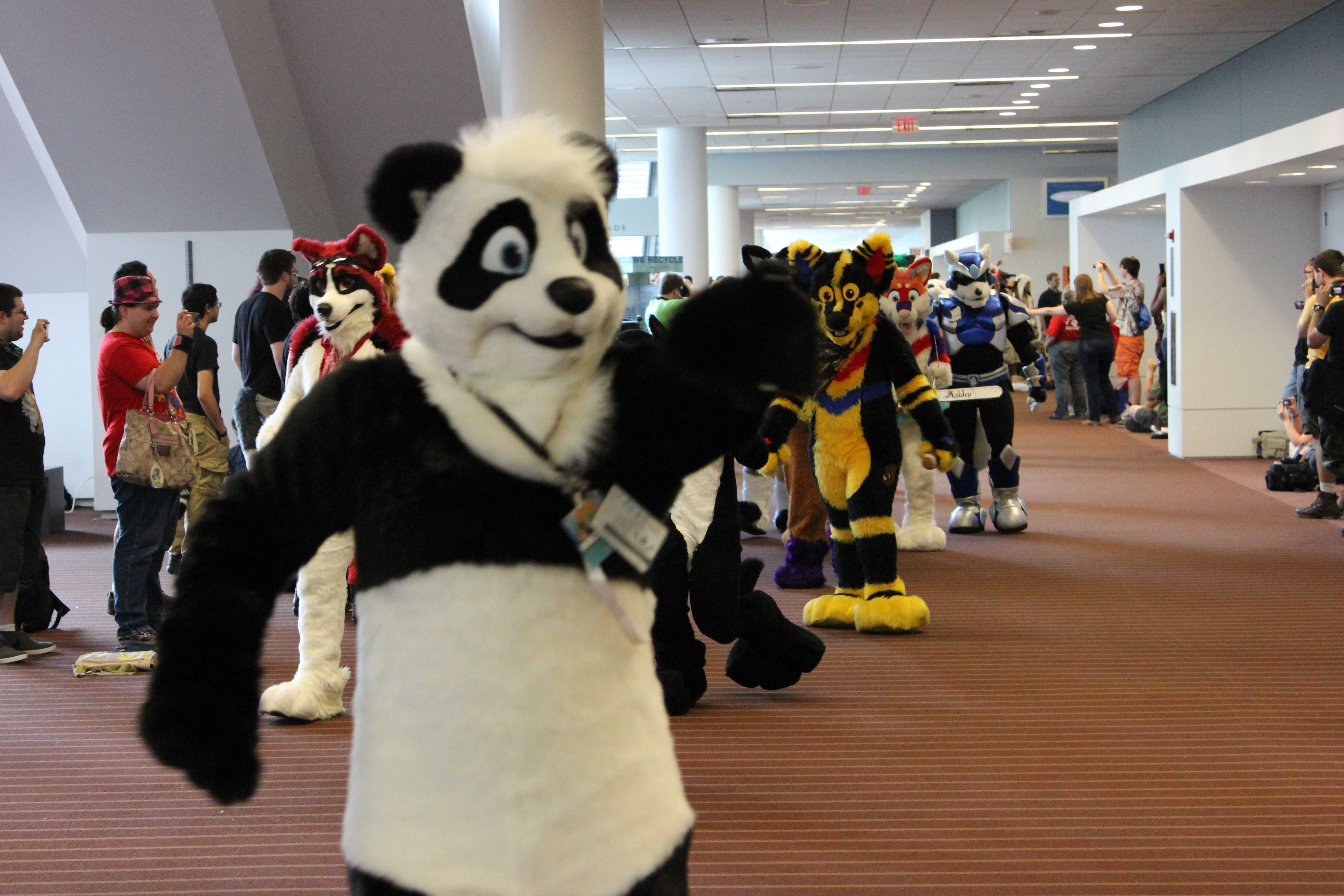 "Furries" Parade At Anthrocon 2013