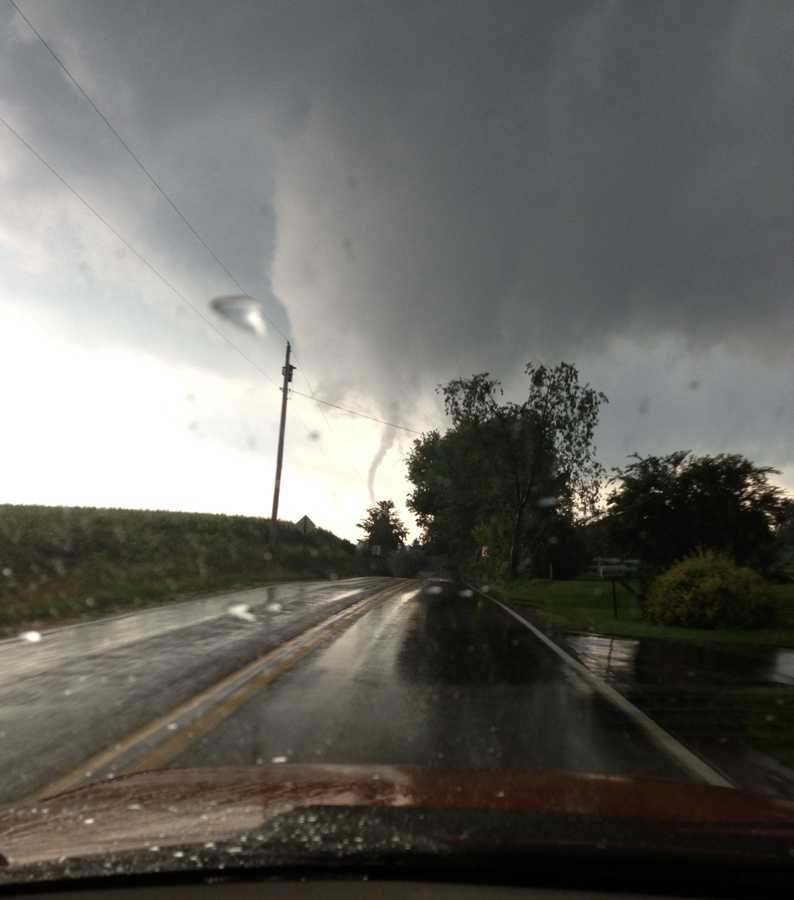 In photos: Tornado-spotting