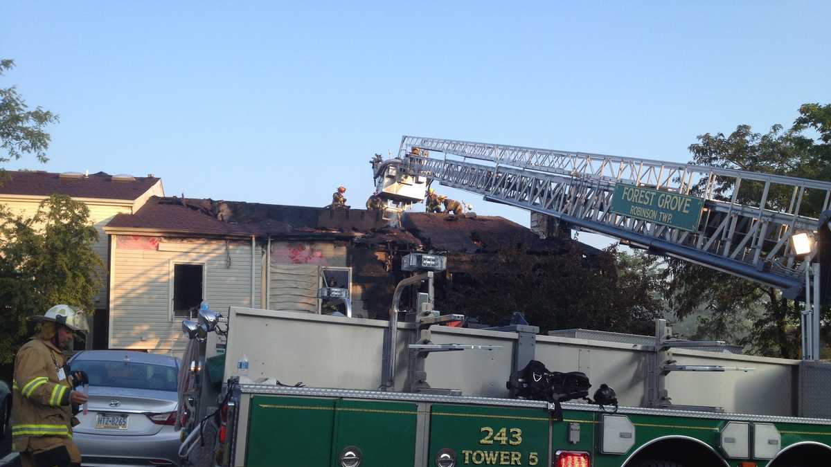 Photos Big fire at Robinson Twp. condos