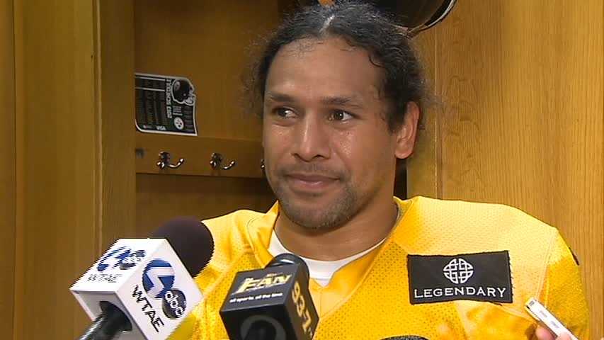 Steelers' Troy Polamalu appears to re-injure calf