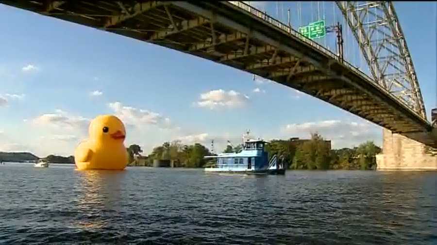 Photos Giant rubber duck floats down Pittsburgh's rivers