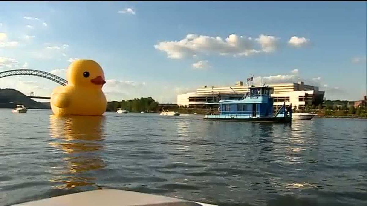 Photos Giant rubber duck floats down Pittsburgh's rivers
